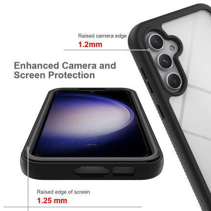 Samsung Galaxy S24+ - 360 Full Cover Defense Case - Black - Casebump