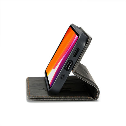 CASEME Apple iPhone 12 Mini Retro Wallet Case - Black - Casebump