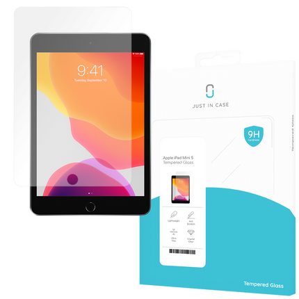 iPad Mini 2019 (5th Gen) Tempered Glass -  Screenprotector - Clear - Casebump