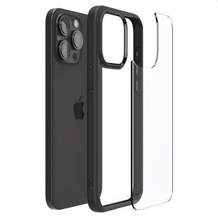 Spigen Ultra Hybrid Case Apple iPhone 15 Pro (Matte Black) ACS06713 - Casebump