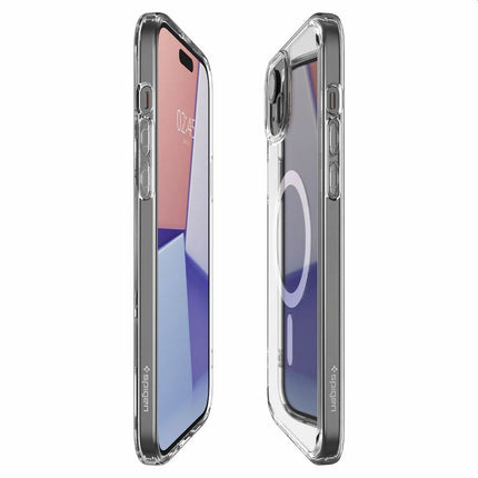 Spigen Ultra Hybrid Mag Case Apple iPhone 15 Plus (White) Magfit ACS06660 - Casebump