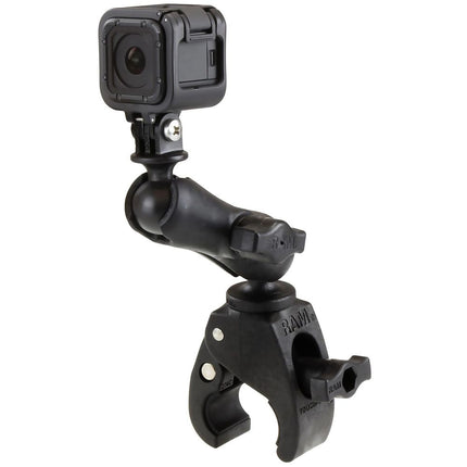 RAM Tough-Claw Double Ball Mount with Universal Action Camera Adapter -RAP-B-400-GO1U - Casebump