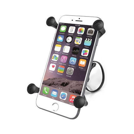 RAM® X-Grip® Large Phone Mount with RAM® EZ-On/Off™ Bicycle Mount (Black) - Casebump