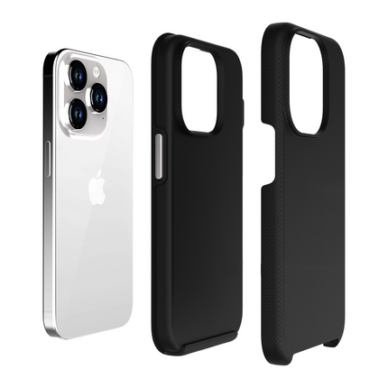 iPhone 15 Pro Armor Case - Black - Casebump
