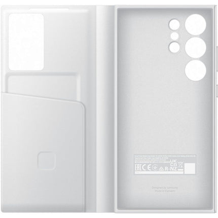Samsung Galaxy S24 Ultra Smart View Wallet Case (White) - EF-ZS928CWEGWW - Casebump
