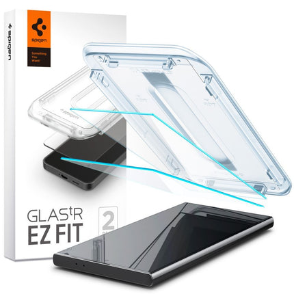 Spigen Glass Samsung Galaxy S24 Ultra Montage Frame EZ FIT - 2 Pack AGL07495 - Casebump