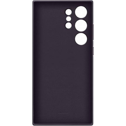 Samsung Galaxy S24 Ultra Vegan Leather Cover (Dark Violet) - GP-FPS928HCAVW - Casebump