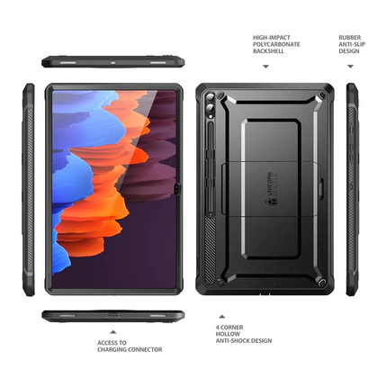 Supcase Samsung Galaxy Tab S9 Ultra Unicorn Beetle Pro Case (Black) - Casebump