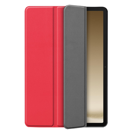 Samsung Galaxy Tab A9+ - Smart Tri-Fold Case - Red - Casebump