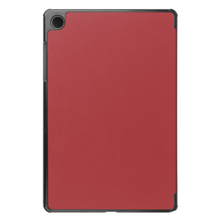 Samsung Galaxy Tab A9+ - Smart Tri-Fold Case - Red - Casebump