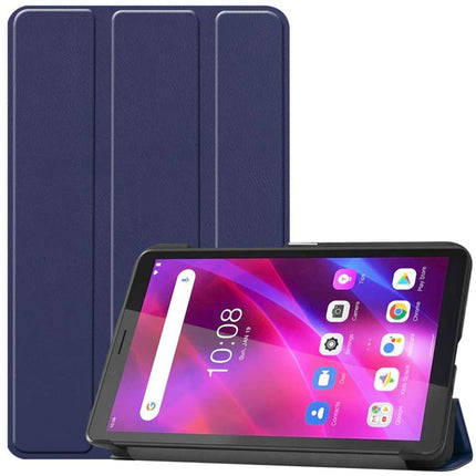 Lenovo Tab M7 3rd Smart Tri-Fold Case (Blue) - Casebump