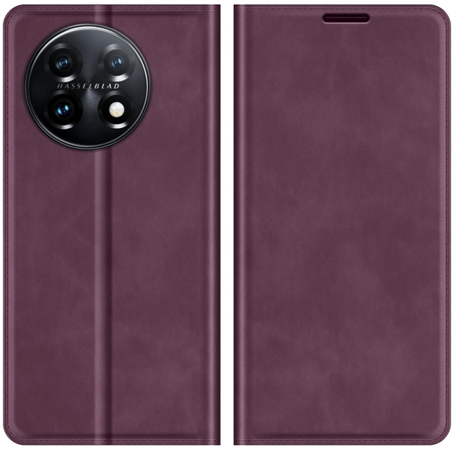 OnePlus 11 Magnetic Wallet Case - Purple - Casebump