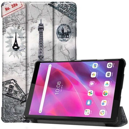 Lenovo Tab M8 3rd Smart Tri-Fold Case (Eiffel Tower) - Casebump