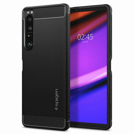 Spigen Rugged Armor Case Sony Xperia 1 IV (Black) ACS04550 - Casebump