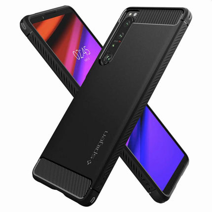 Spigen Rugged Armor Case Sony Xperia 1 IV (Black) ACS04550 - Casebump