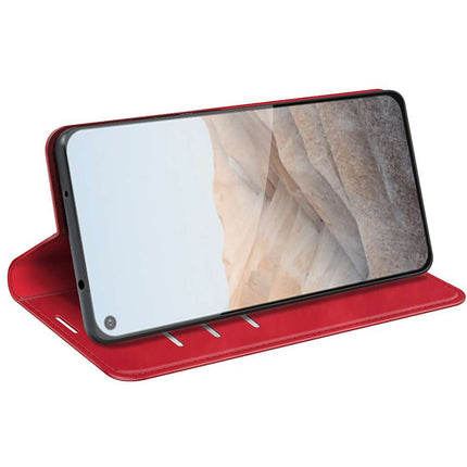 Google Pixel 5a Wallet Case Magnetic - Red - Casebump