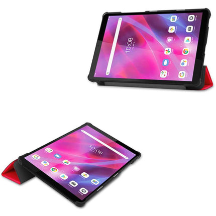 Lenovo Tab M8 3rd Smart Tri-Fold Case (Red) - Casebump