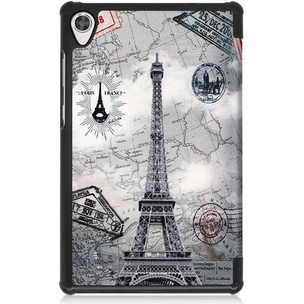 Lenovo Tab M8 3rd Smart Tri-Fold Case (Eiffel Tower) - Casebump