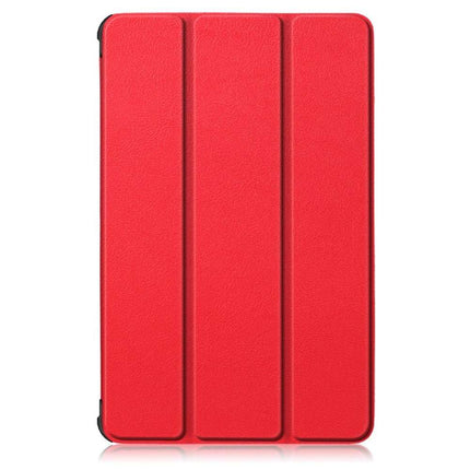 Lenovo Tab M10 Plus Smart Tri-Fold Case (Red) - Casebump