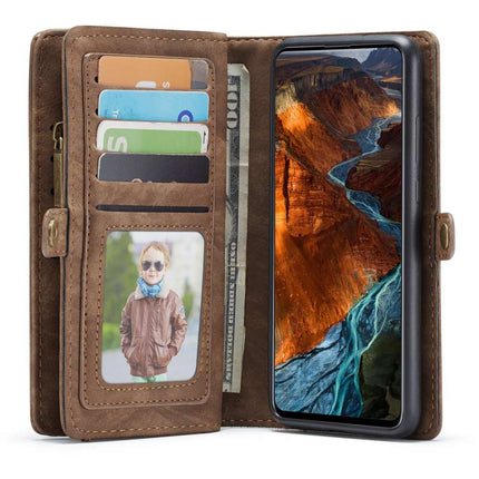 CASEME Samsung Galaxy A51 Vintage Portemonnee Hoesje - Brown - Casebump