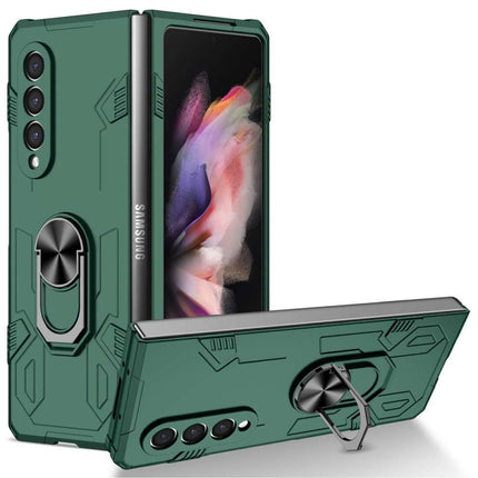 Ring Holder Rugged Samsung Galaxy Z Fold4 Case (Green) - Casebump