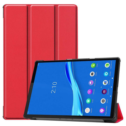 Lenovo Tab M10 Plus Smart Tri-Fold Case (Red) - Casebump