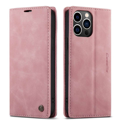 CASEME iPhone 14 Pro Max Retro Wallet Case - Pink - Casebump