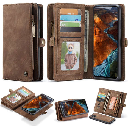 CASEME Samsung Galaxy A51 Vintage Portemonnee Hoesje - Brown - Casebump