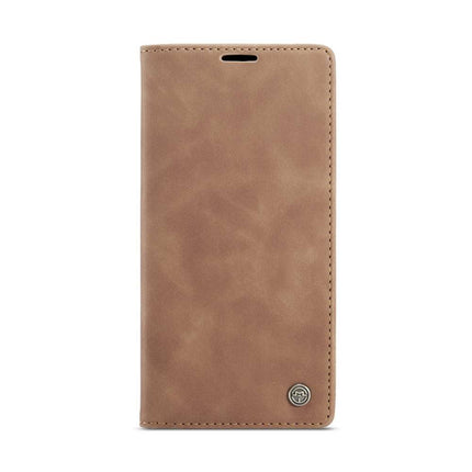 CASEME iPhone 14 Plus Retro Wallet Case - Brown - Casebump