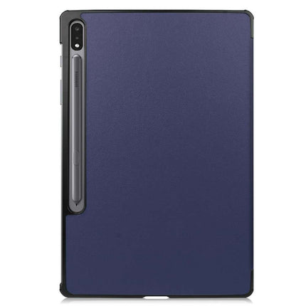 Samsung Galaxy Tab S8 Plus Smart Tri-Fold Case (Blue) - Casebump