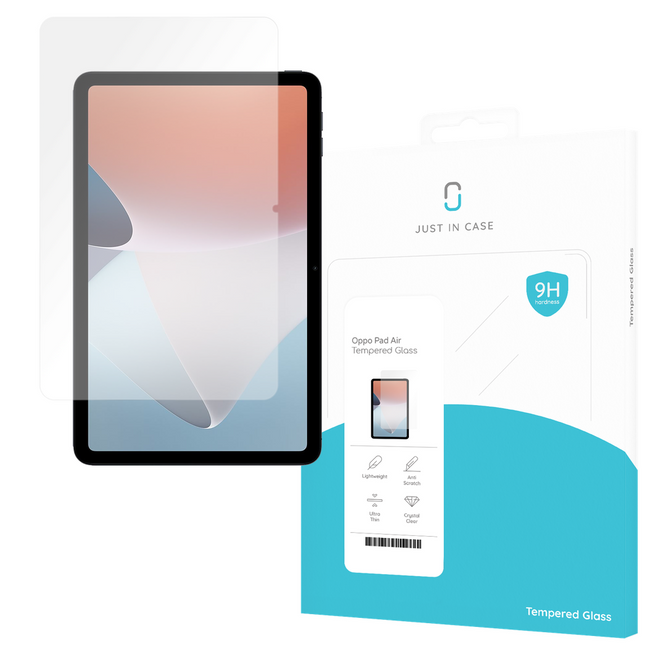 Oppo Pad Air Tempered Glass -  Screenprotector - Clear - Casebump