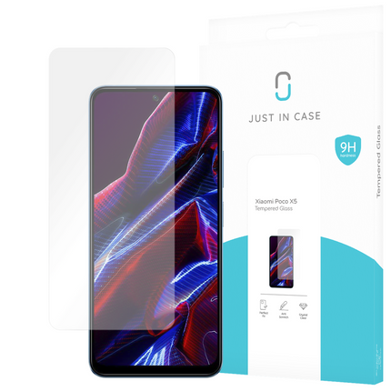 Poco X5 Tempered Glass -  Screenprotector - Clear - Casebump