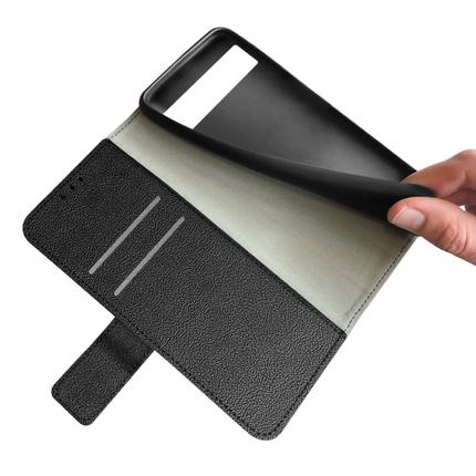Google Pixel 7 Pro Wallet Case (Black) - Casebump
