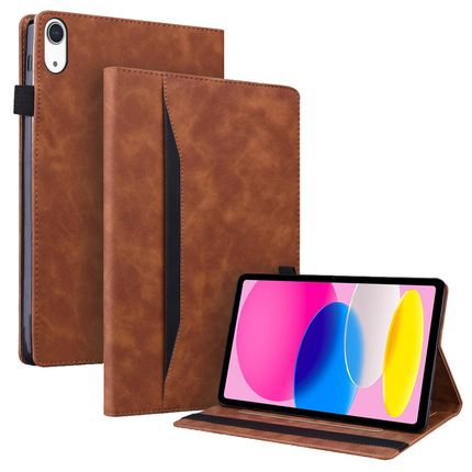 Apple iPad 2022 - Business Pocket Book Case (Brown) - Casebump