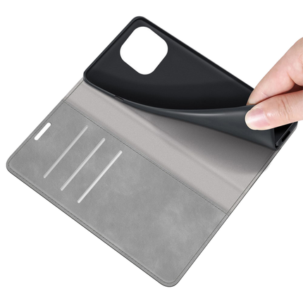 Apple iPhone 14 Wallet Case Magnetic - Grey - Casebump