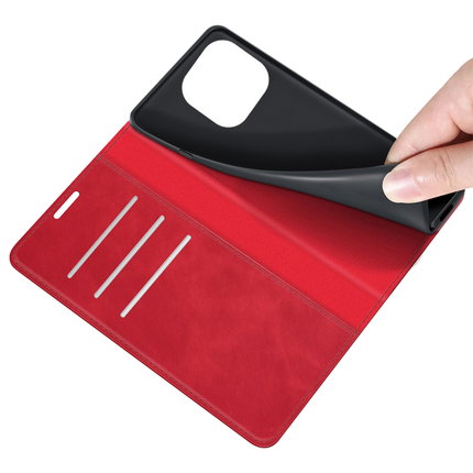 Apple iPhone 14 Pro Wallet Case Magnetic - Red - Casebump