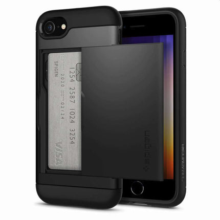 Spigen Slim Armor CS Case Apple iPhone 7 / 8 iPhone SE 2020/2022 (Black) - 042CS20455 - Casebump