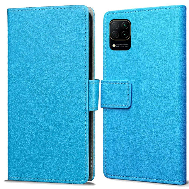 Huawei P40 Lite Wallet Case (Blue) - Casebump