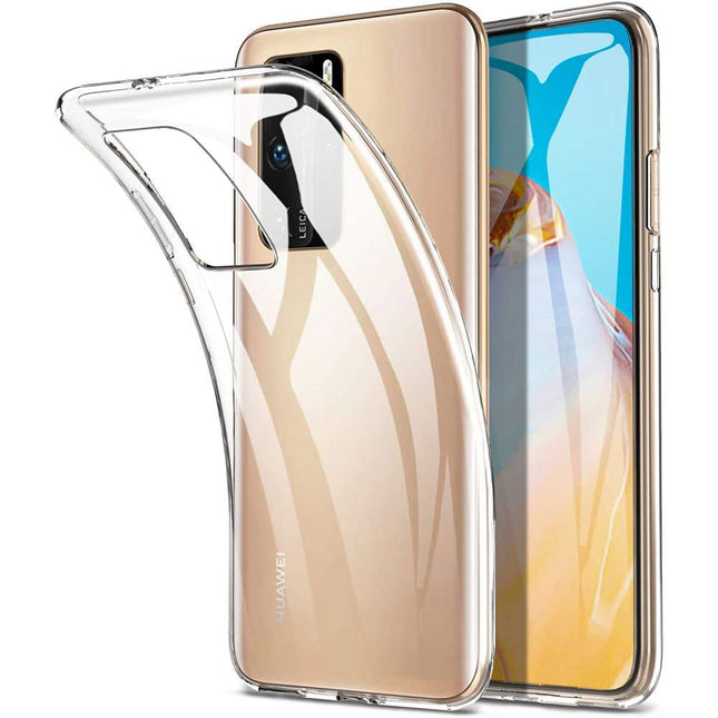 Huawei P40 Pro Soft TPU case (Clear) - Casebump