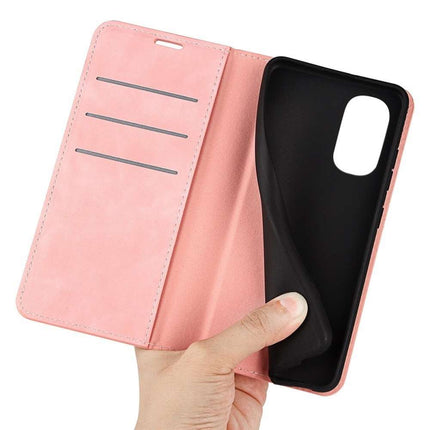Motorola Moto G62 5G Wallet Case Magnetic - Pink - Casebump