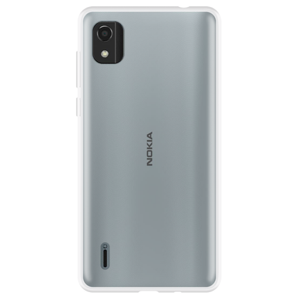 Nokia C2 2nd Edition Soft TPU Case (Clear) - Casebump