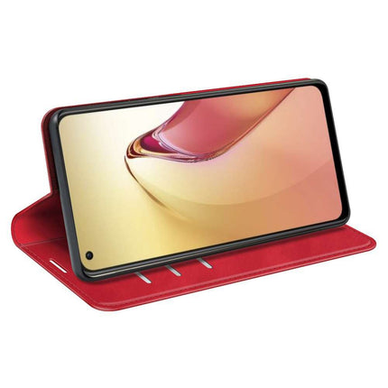 Oppo Reno8 5G Wallet Case Magnetic - Red - Casebump