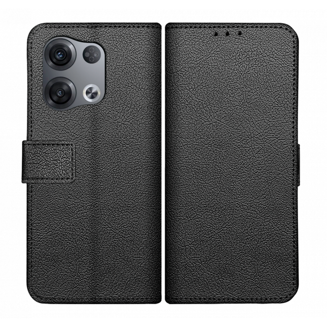 Oppo Reno8 Pro Wallet Case (Black) - Casebump