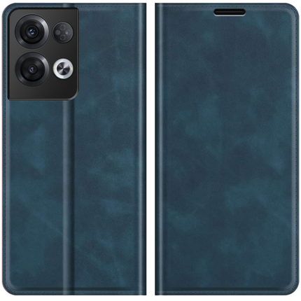 Oppo Reno8 Pro Wallet Case Magnetic - Blue - Casebump