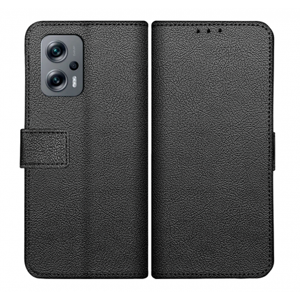 Poco X4 GT Wallet Case (Black) - Casebump