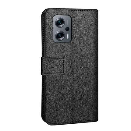 Poco X4 GT Wallet Case (Black) - Casebump