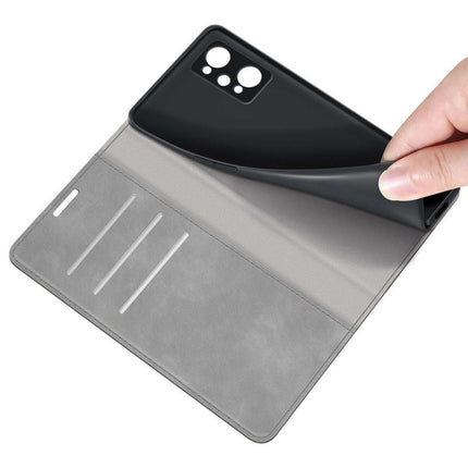 Realme GT Neo 3T Wallet Case Magnetic - Grey - Casebump