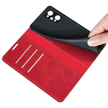 Realme GT2 Wallet Case Magnetic - Red - Casebump