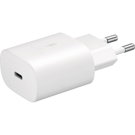 Samsung USB-C Fast Charger (25W) (White) - EP-TA800XW (with cable) - Casebump