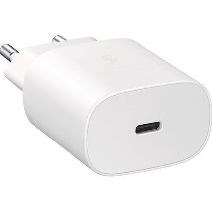 Samsung USB-C Fast Charger (25W) (White) - EP-TA800XW (with cable) - Casebump